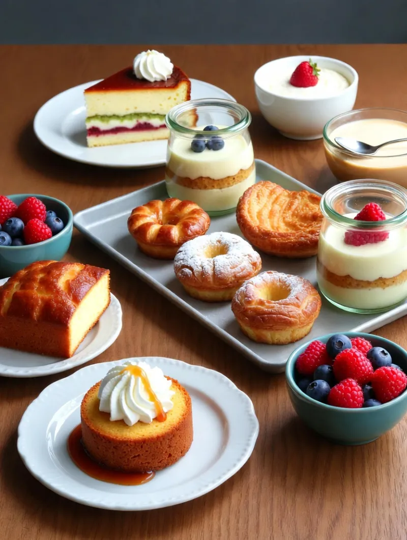 季節のスイーツと軽食