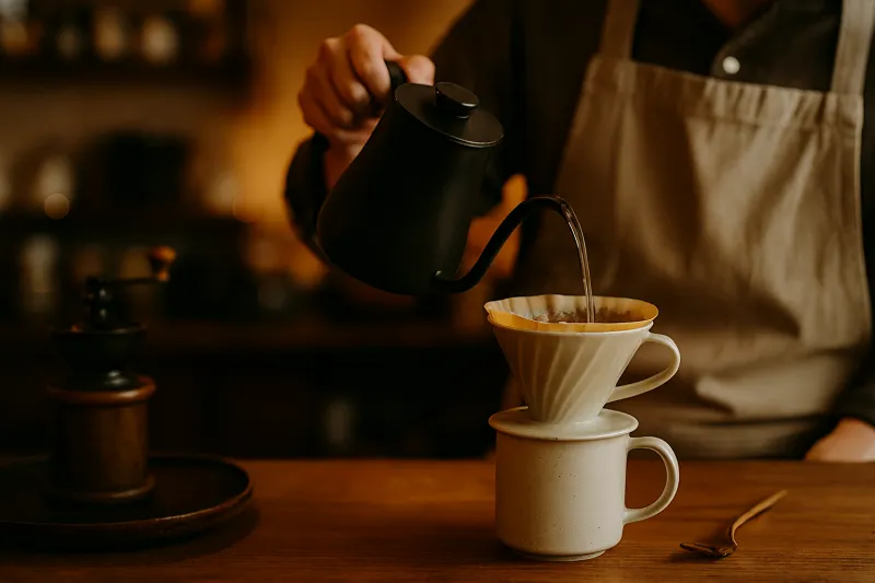 こだわりのハンドドリップコーヒー